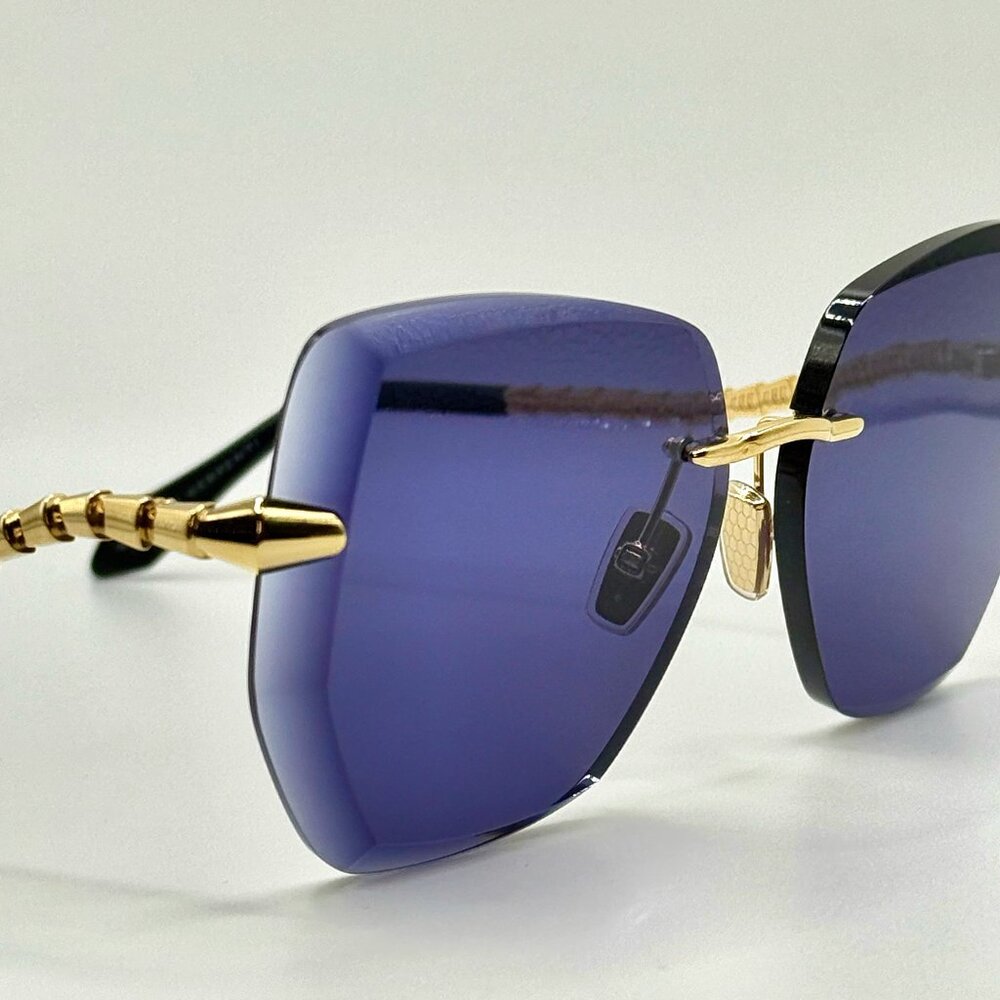 BVLGARI Serpenti Viper Oversized Sunglasses — Luxury Statement Eyewear